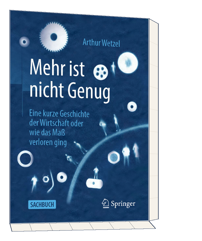 Buchcover „Mehr ist nicht Genug“, perspektivisches Mockup